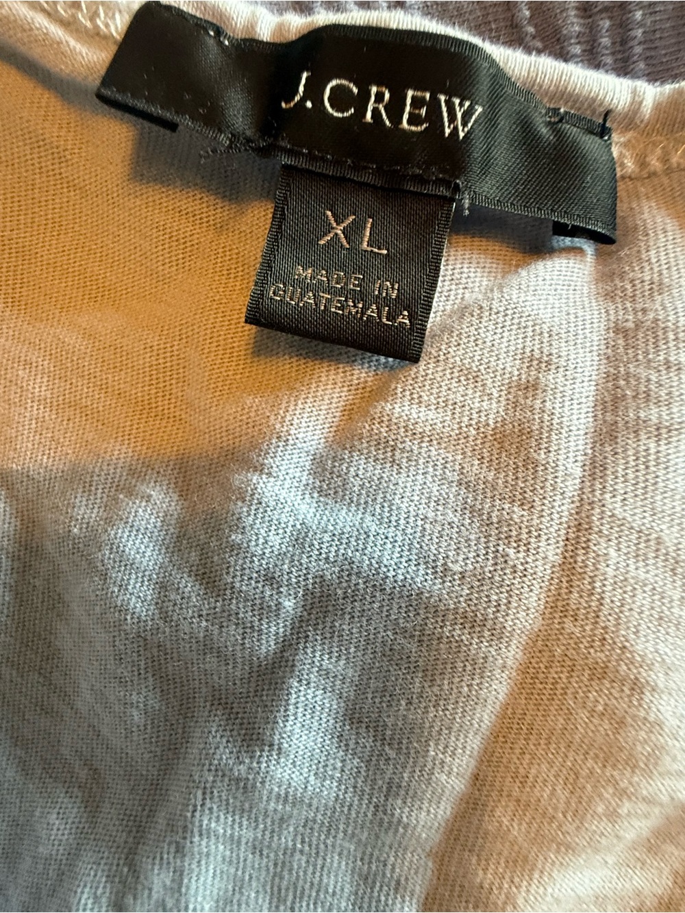J. Crew powder blue cotton knit tiered dress EUC XL - Picture 5 of 5